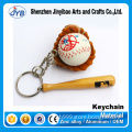 Eco-friendly plastic type Pu baseball sets baseball glove keychain